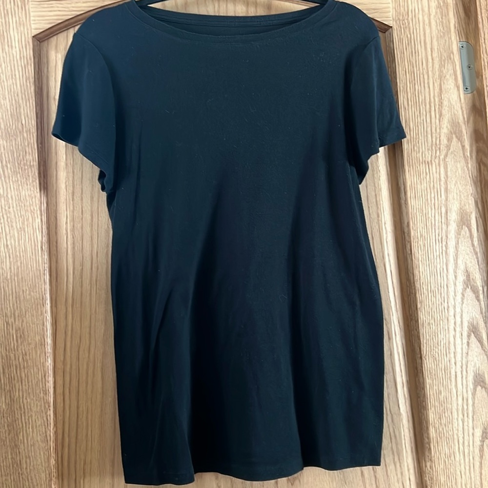 Black Isabel Black cotton short sleeve